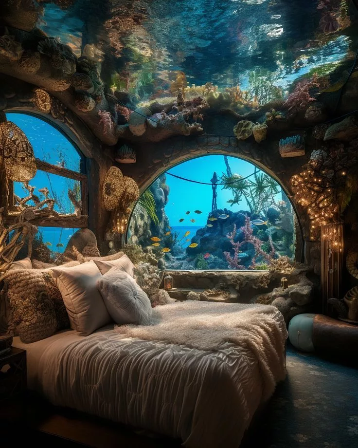 Underwater Bedroom Marvels: Unveiling Marine Life Wonders