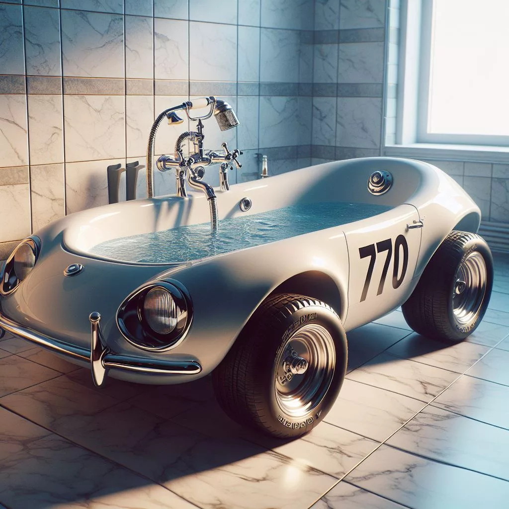 A Touch of Racing History in Your Bathroom Oasis