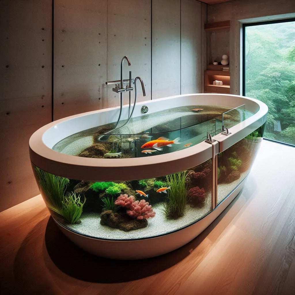 Experience the Luxury of Aquarium Bathtubs