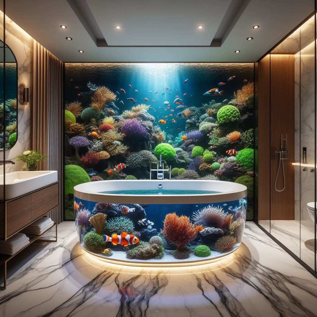 Submerge Yourself in Luxury: The Aquatic Allure of Aquarium Bathtubs