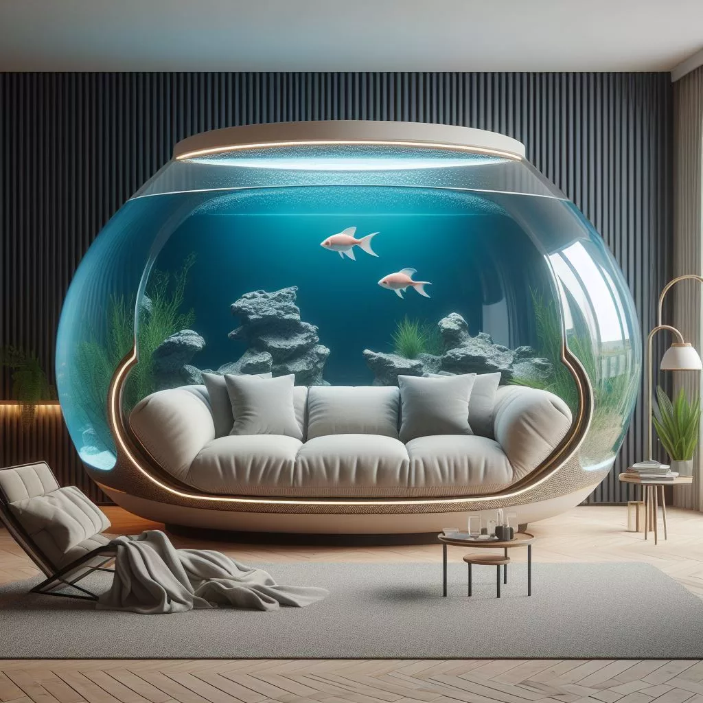 Sustainability and Style: Unveiling the Eco-Friendly Aquarium-Inspired Sofa