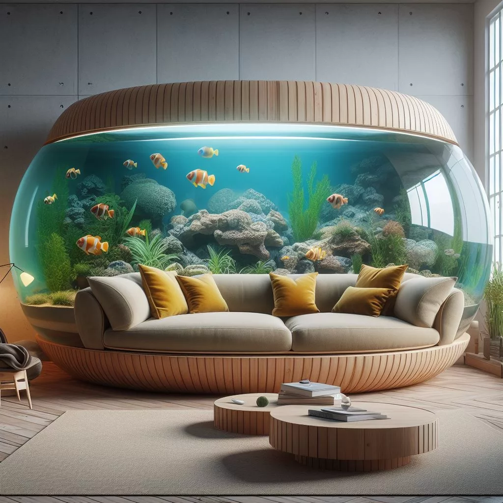 Transforming Living Spaces: The Aquarium-Inspired Sofa as a Statement Piece