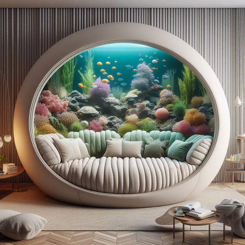 Blurring the Boundaries: The Aquarium-Inspired Sofa as a Bridge between Nature and Interior Design