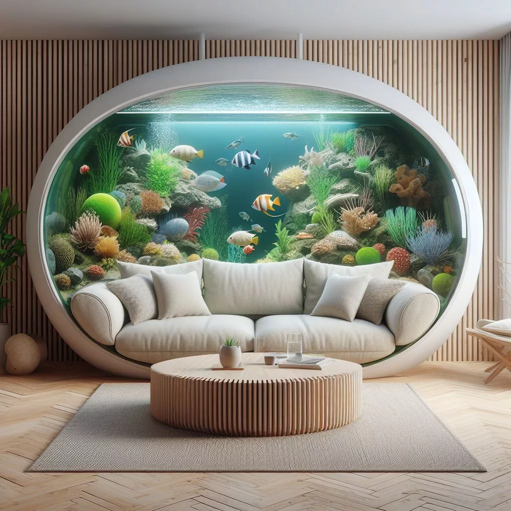 The Art of Biophilic Design: Exploring the Aquarium-Inspired Sofa