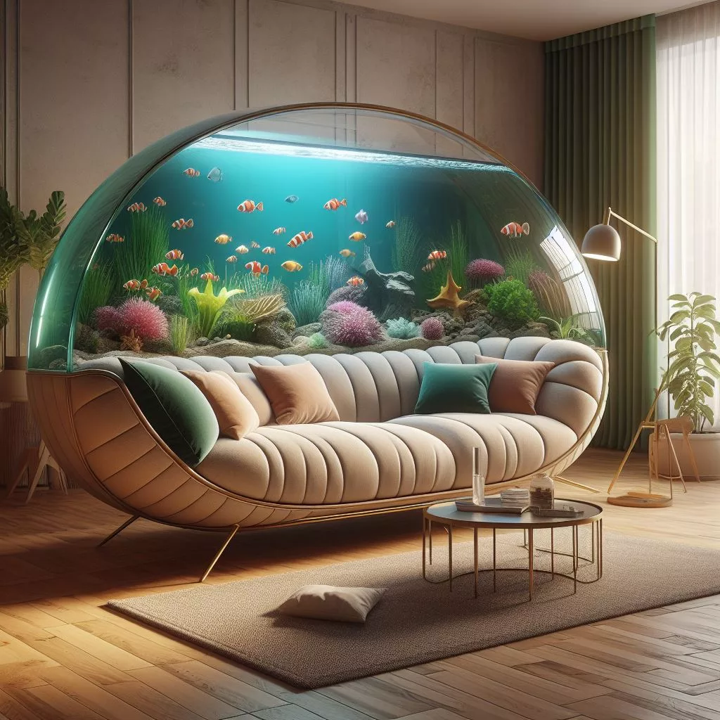 Creating a Home Oasis: The Aquarium-Inspired Sofa as a Sanctuary of Relaxation