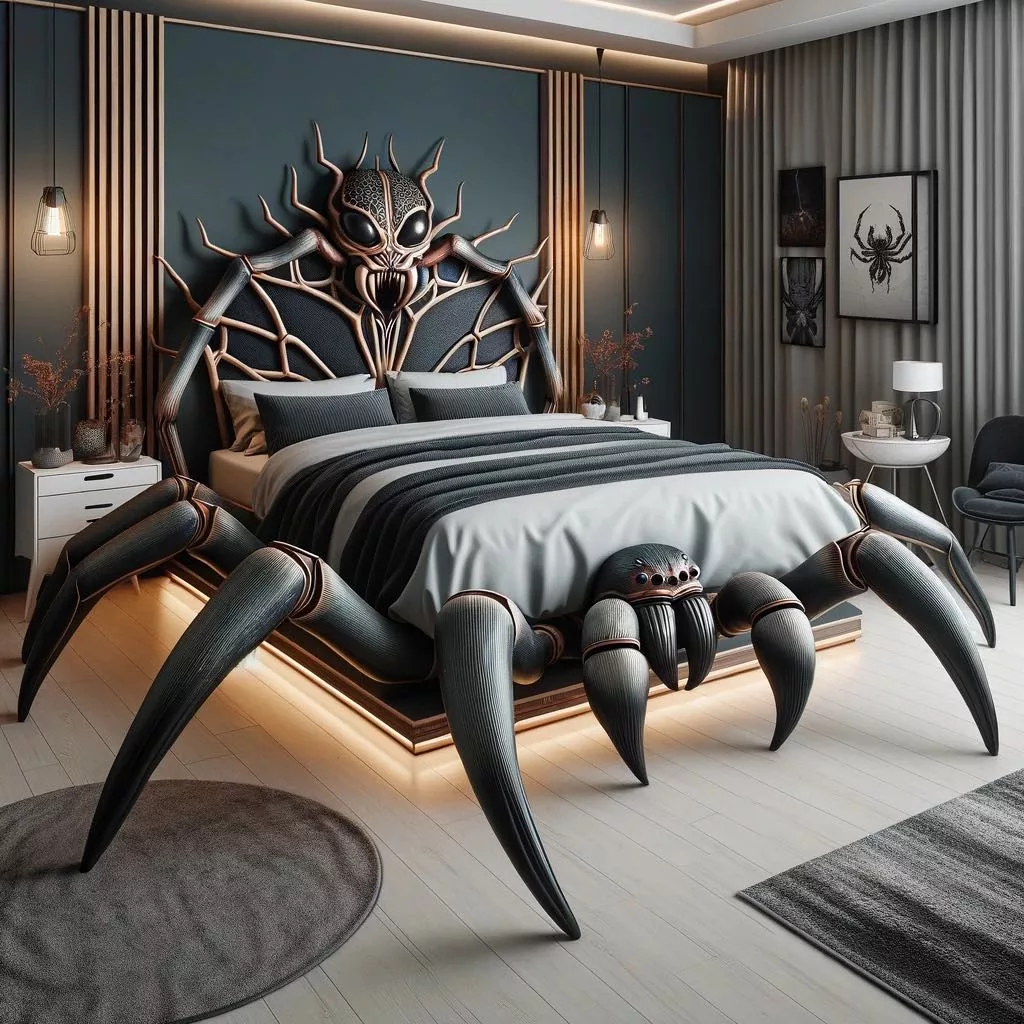 Styling an Arachnid-Inspired Bedroom