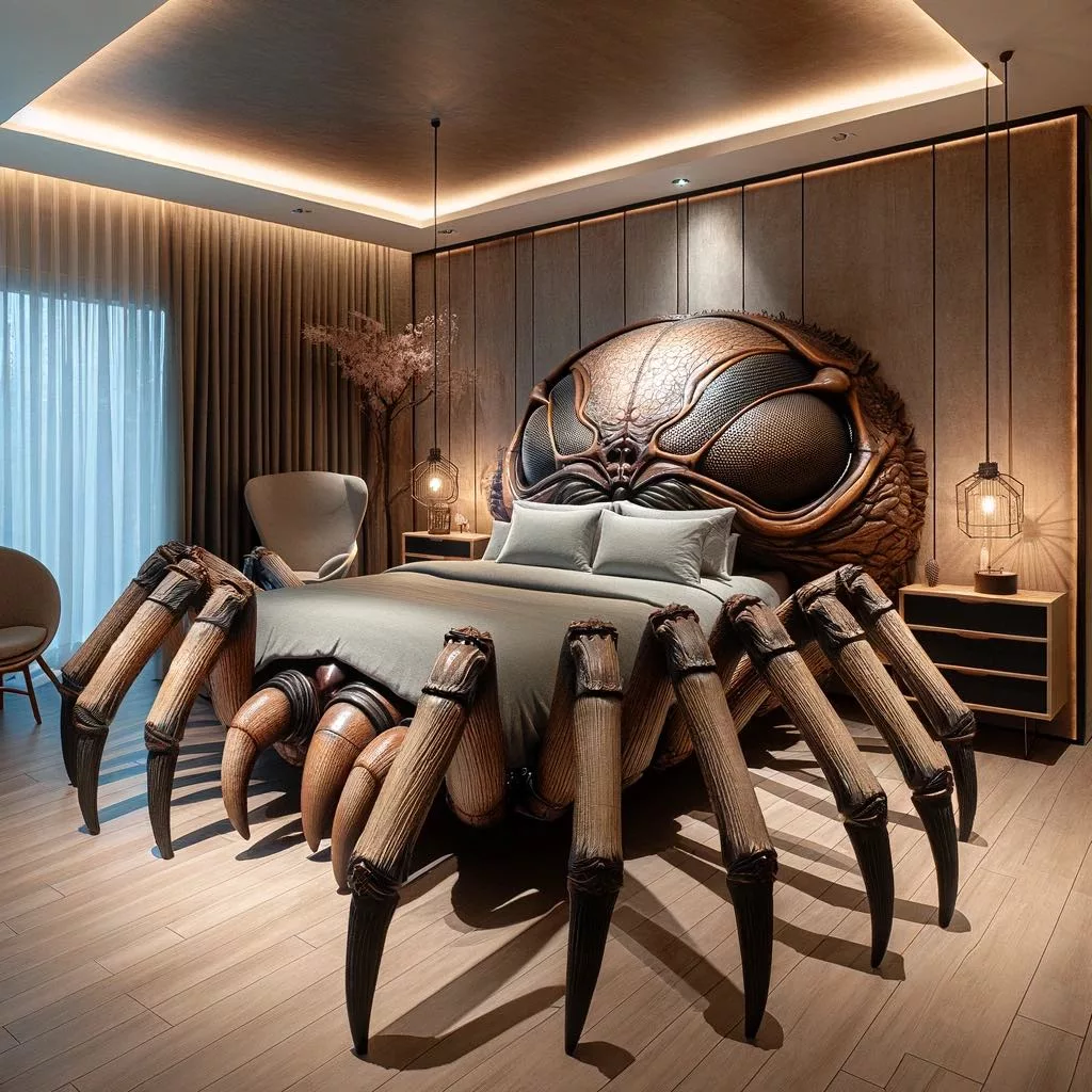 Displaying Arachnid-Inspired Artwork and Sculptures