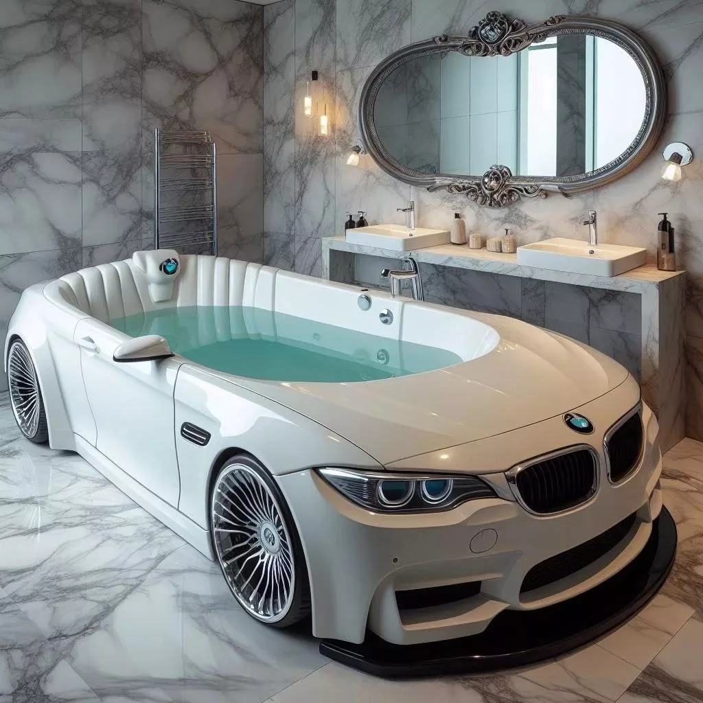  Bathtub Masterpiece: When BMW Meets Interior Design 