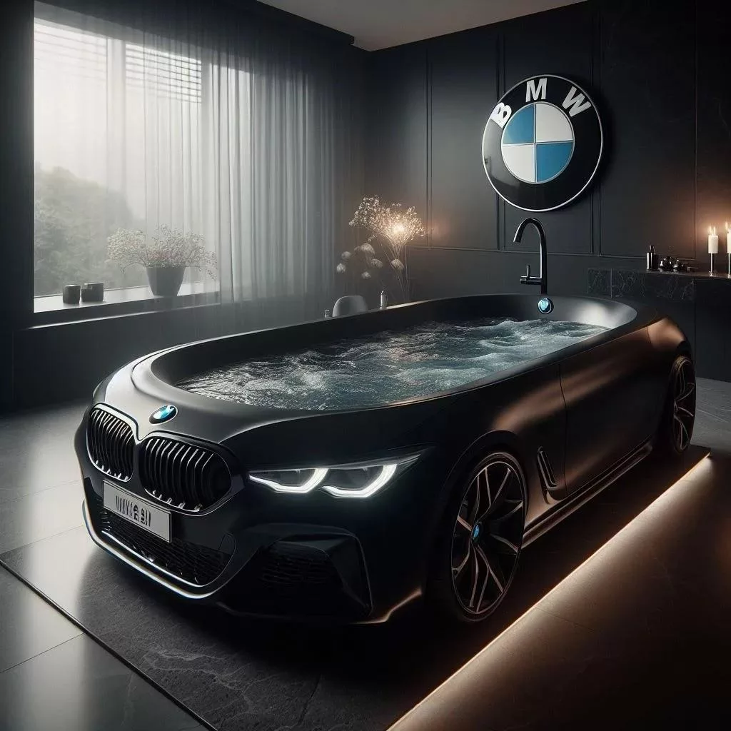 Experience Automotive Luxury in Your Bathroom: The BMW Bathtub 