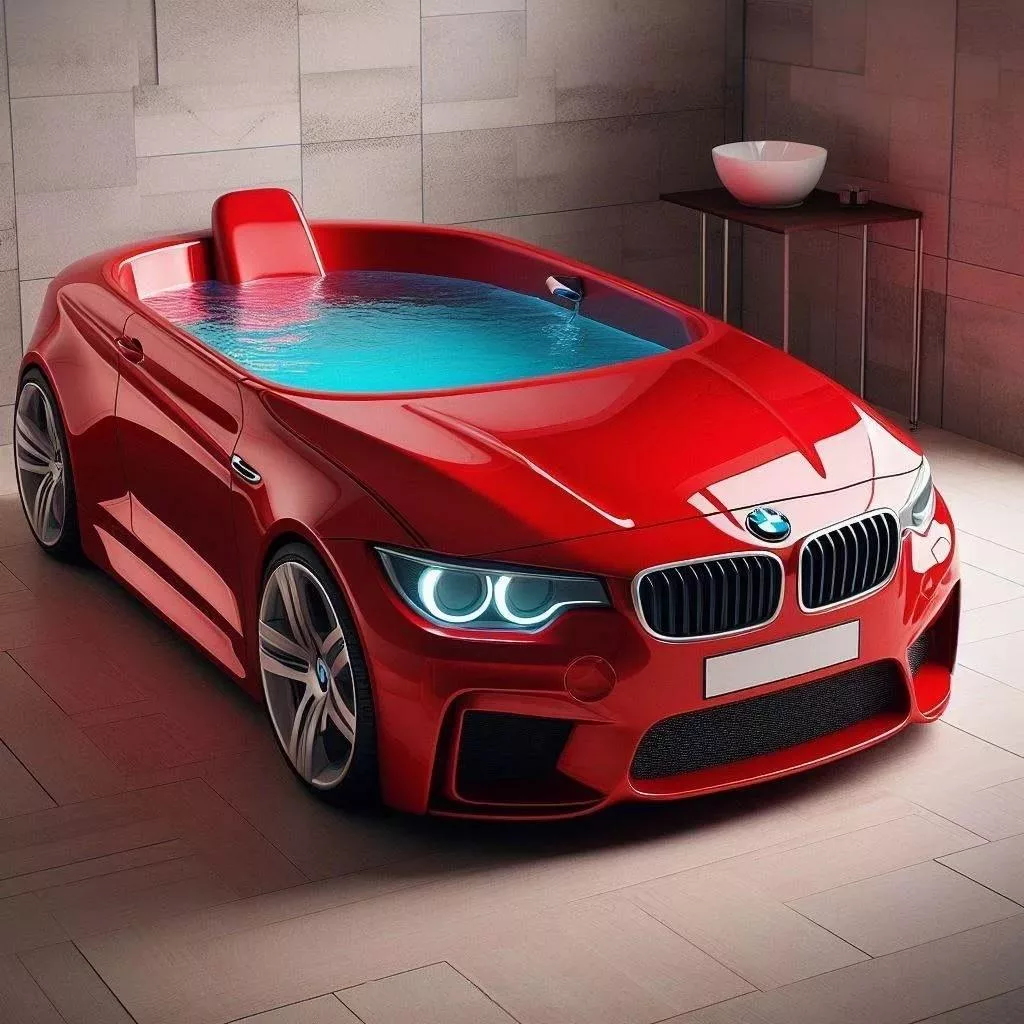 Automotive Elegance Meets Bathing Bliss: The BMW-Inspired Soak 