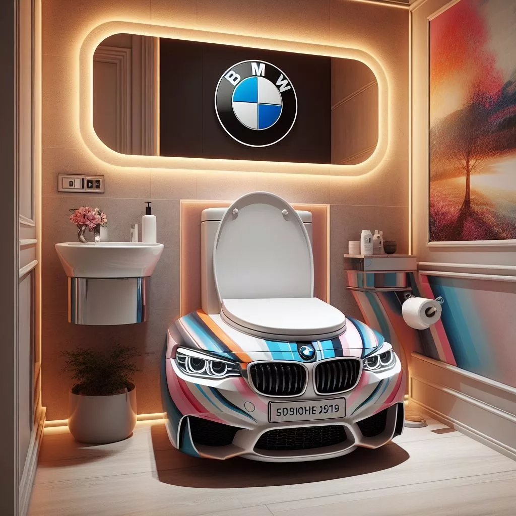 Art in the Bathroom: The Aesthetic Appeal of the BMW-Inspired Toilet