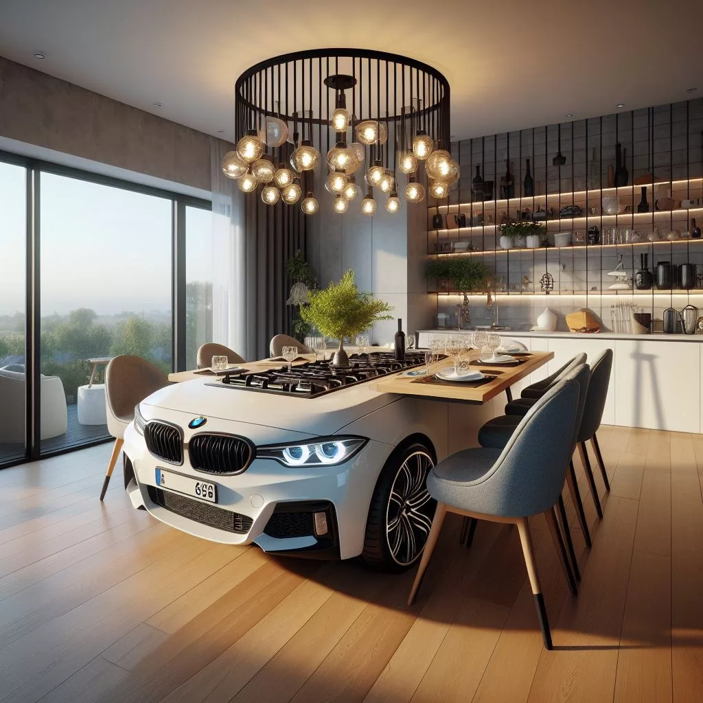 9. The Ultimate Collector's Item: Owning a Piece of Automotive History with BMW-Shaped Dining Tables