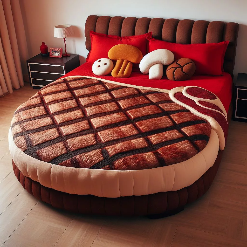 The Ultimate Beef Steak Inspired Bed: A Culinary Masterpiece