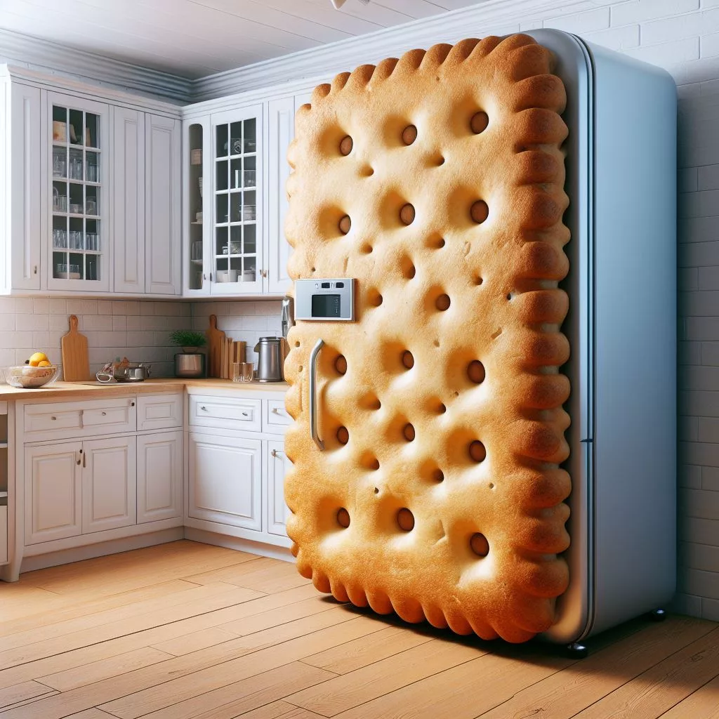 Contemporary Kitchen Design: Incorporating Biscuit-Shaped Refrigerators