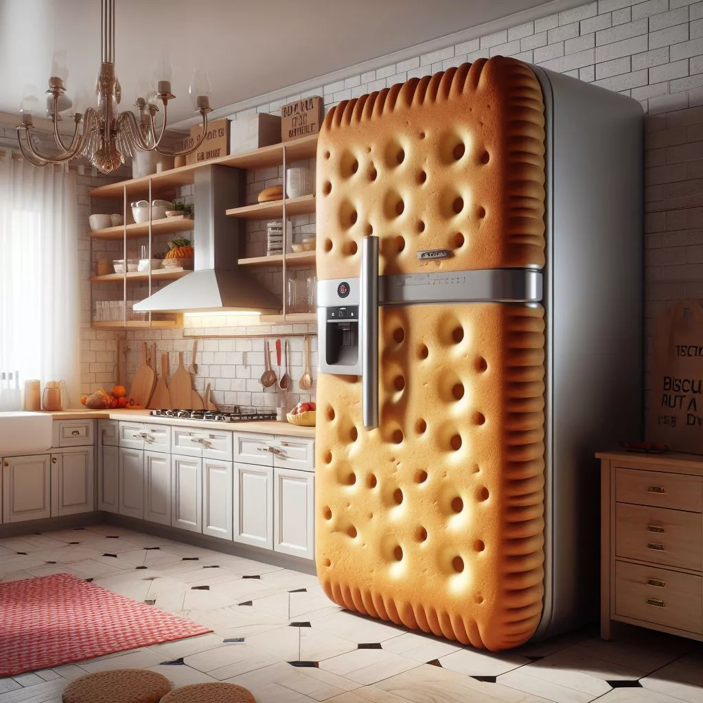 The Efficiency of Biscuit-Shaped Refrigerators