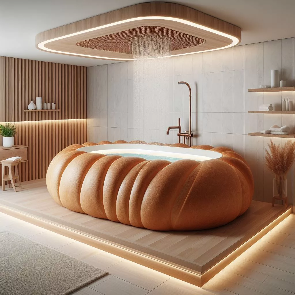 Bathe in the Loaves: Introducing the Bread-Shaped Bathtub 