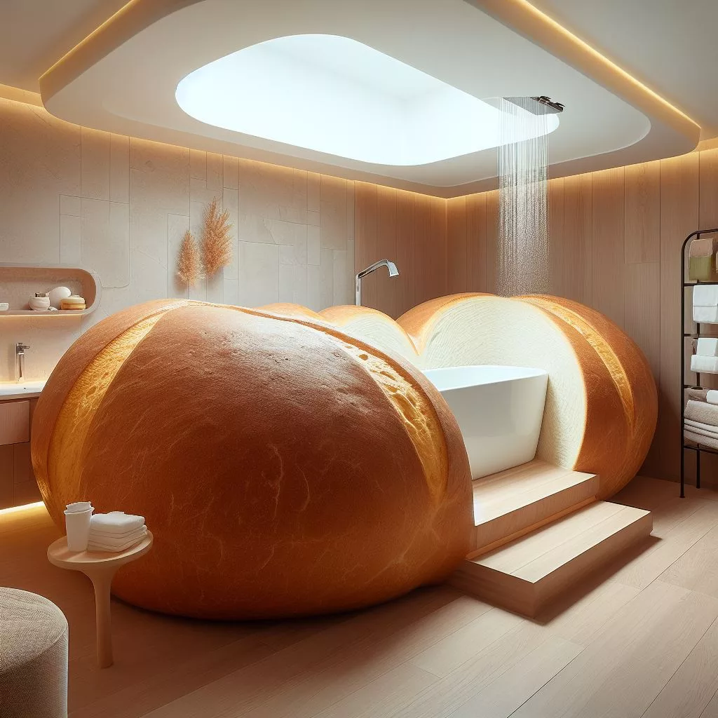 Knead for Comfort: A Bathtub Inspired by Bread 