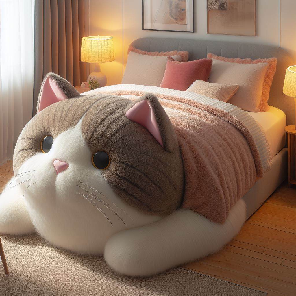 The Comforting Coziness of Cat-Shaped Beds