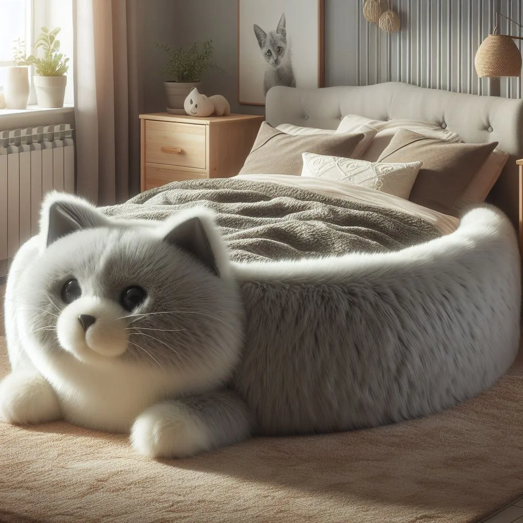 Cat-Shaped Beds for Every Cat