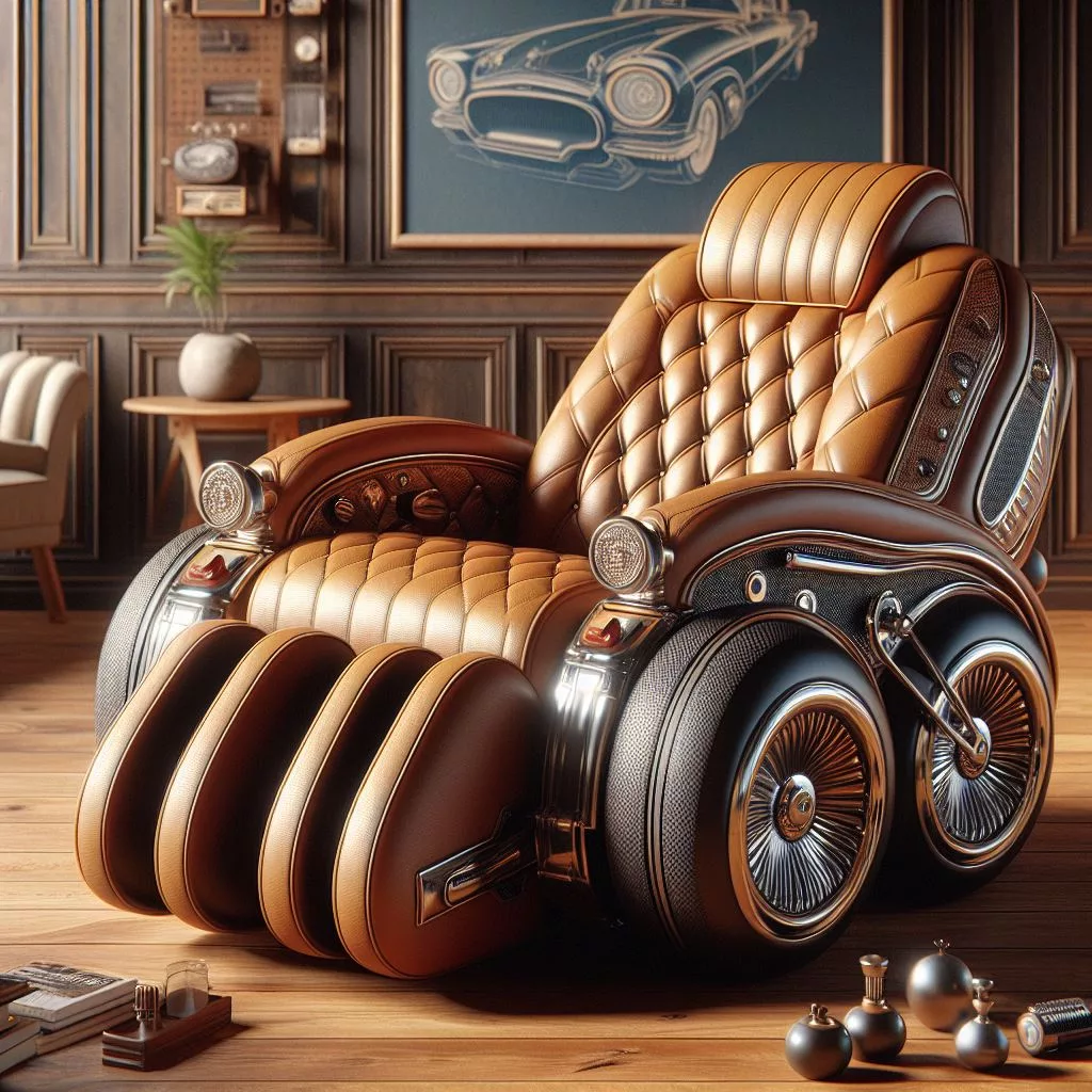 Embracing Nostalgia: The Classic Car-Inspired Massage Chair