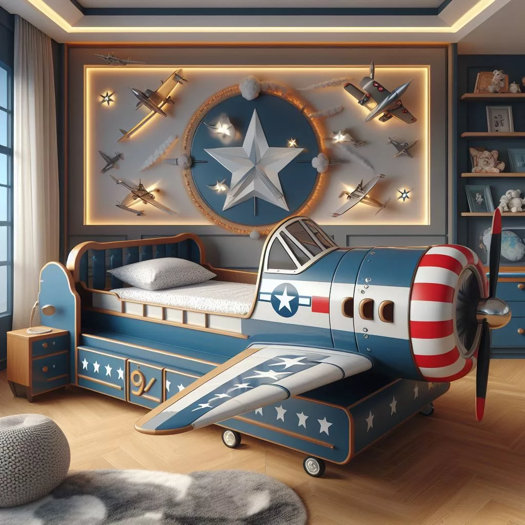 Retro Airplane Beds: A Nostalgic Touch for Kids' Rooms