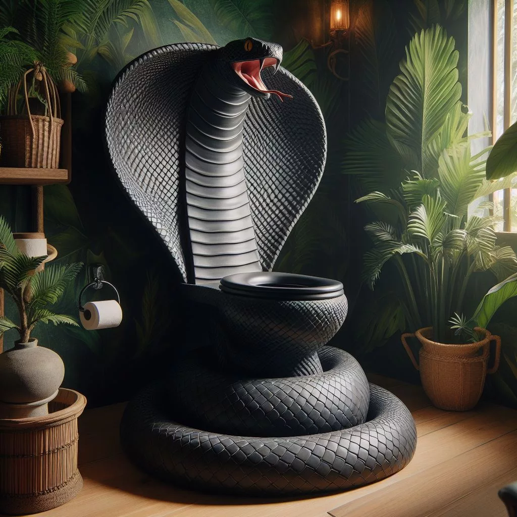 Uncovering the Hidden Meanings Behind the Cobra-Shaped Toilet: A Study in Symbolism and Interpretation