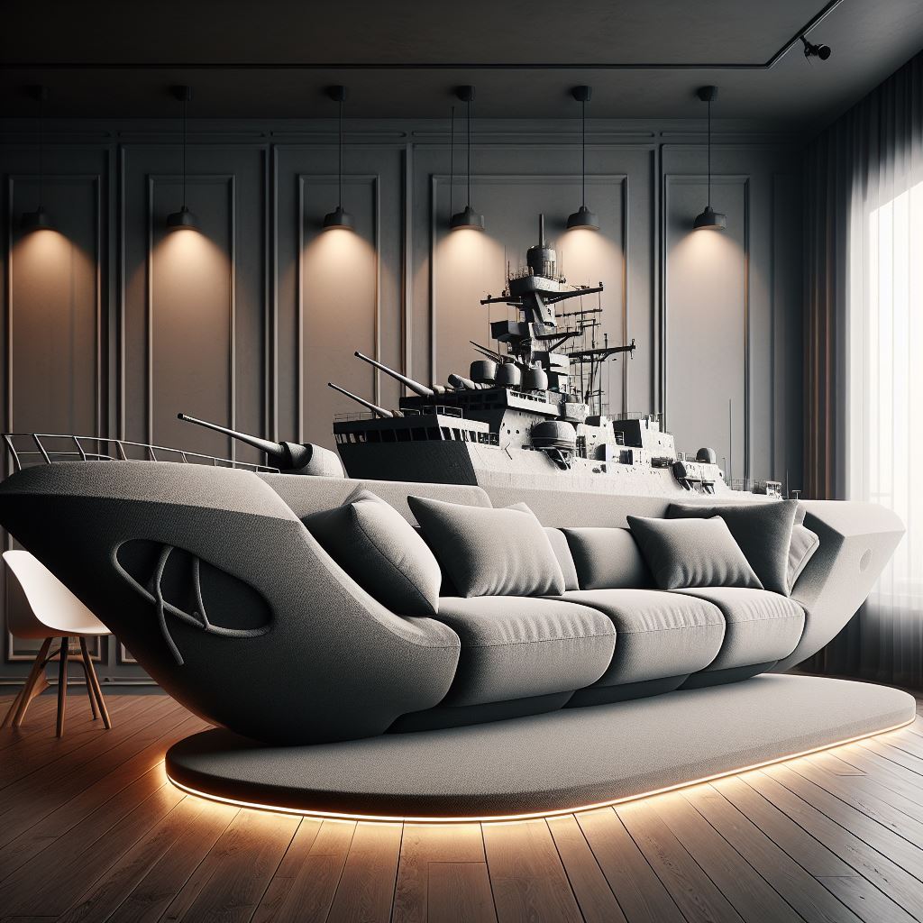 Why Pick a Ship-Shaped Sofa