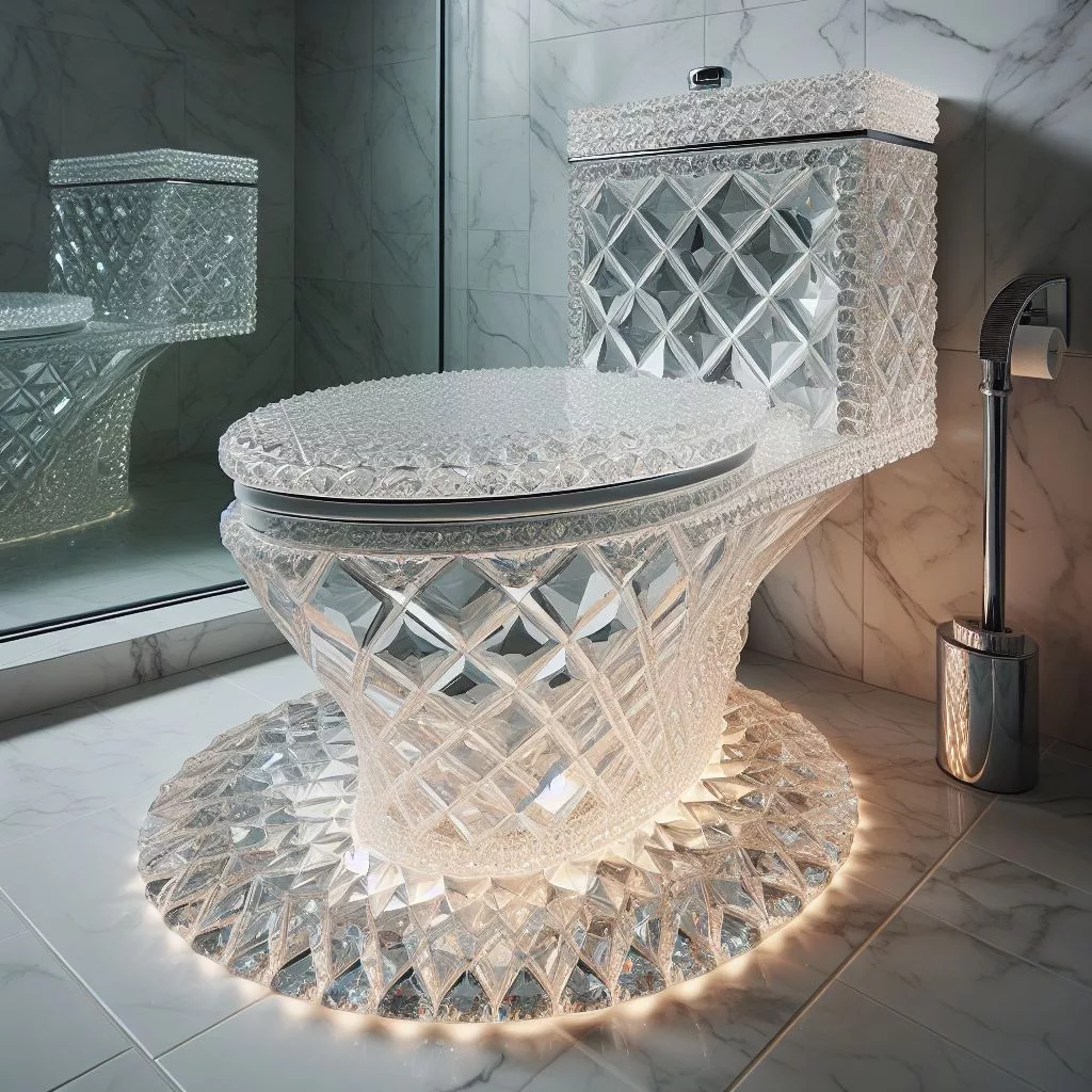 Introducing the Diamond-Shaped Toilet: A Fusion of Form and Function