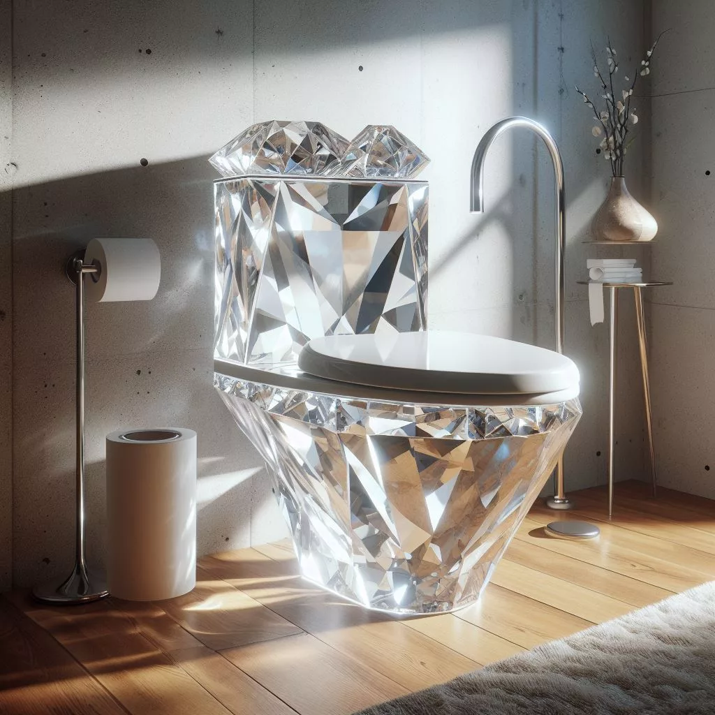 Exploring the Diamond-Shaped Toilet: A New Dimension in Bathroom Aesthetics