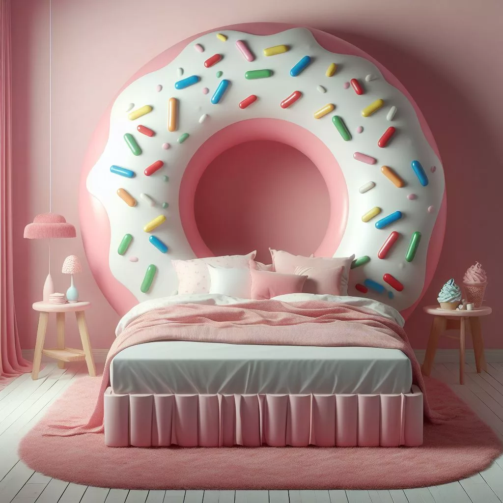 Chocolatey Coziness: A Donut Bed for Chocoholics