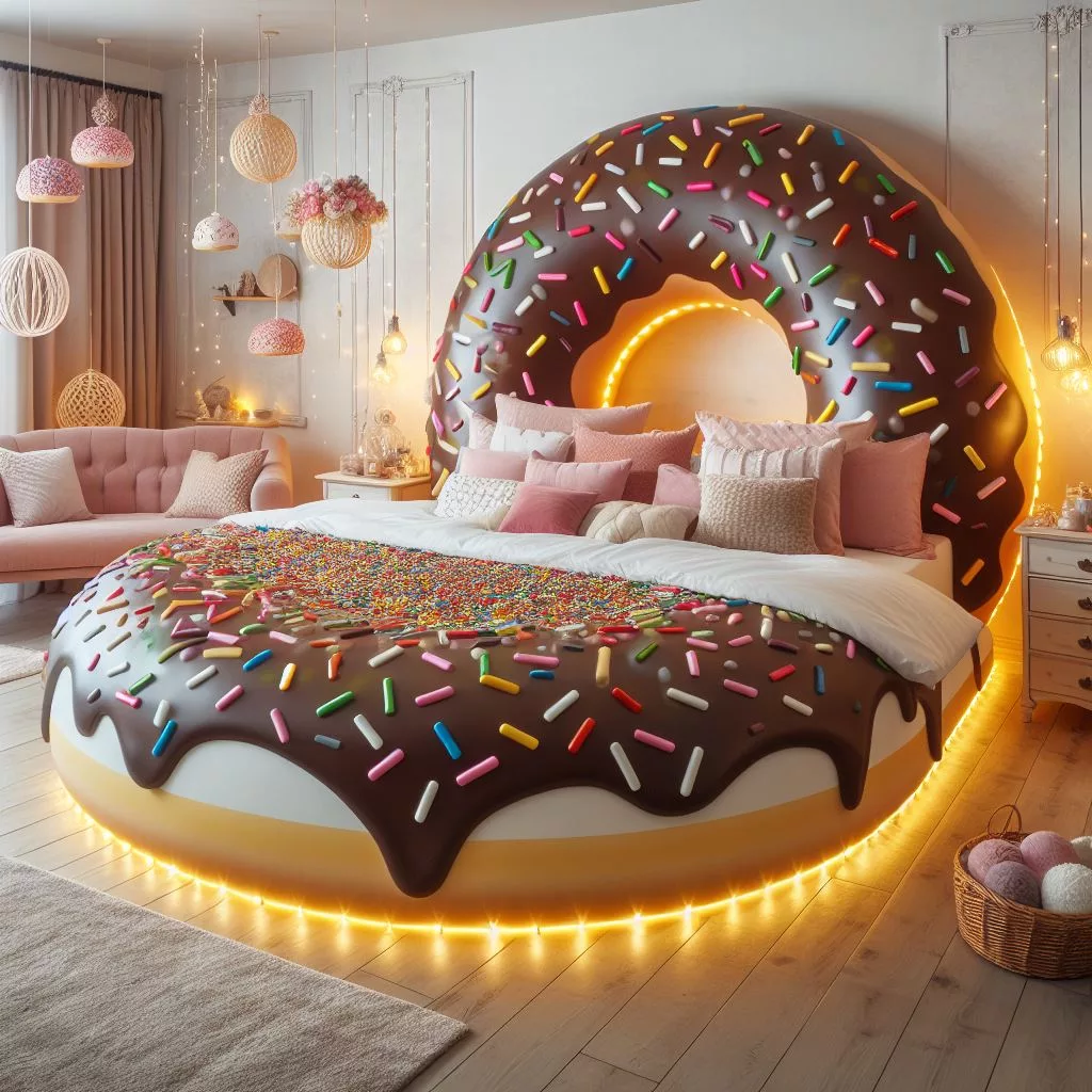 The Sweetest Slumber: A Donut-Themed Bed for Every Craving