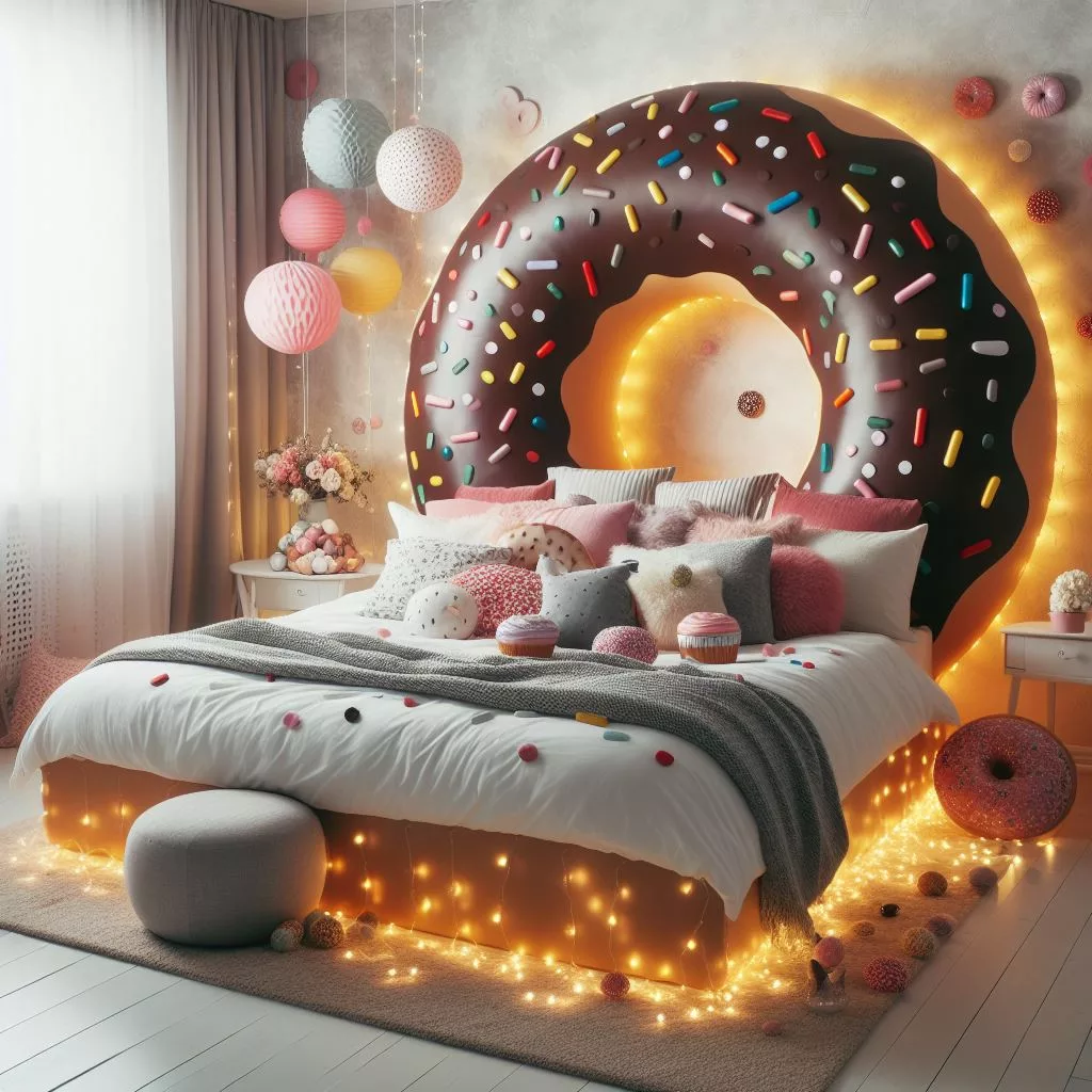 Frosted Fantasy: A Donut Bed to Sweeten Your Dreams