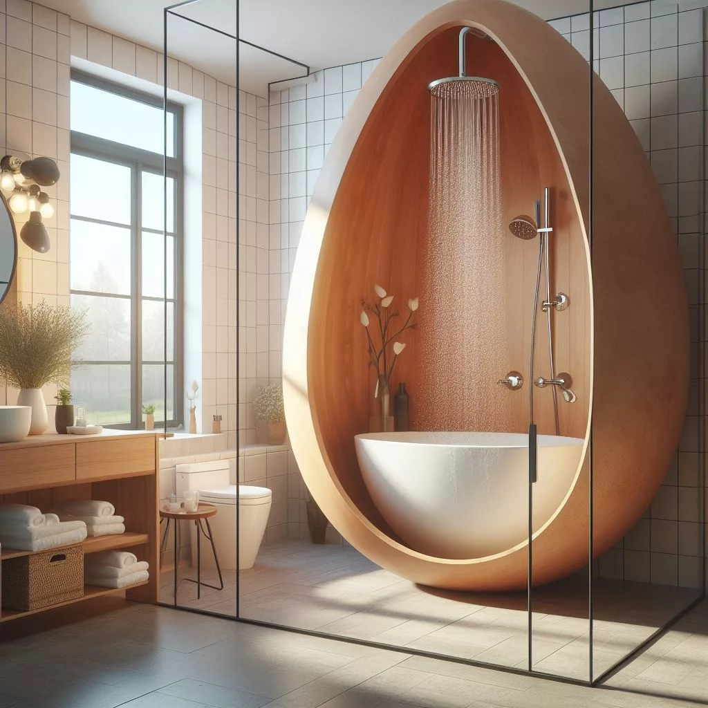 Get the Look: Creating an Egg Shaped Bathroom in Your Own Home