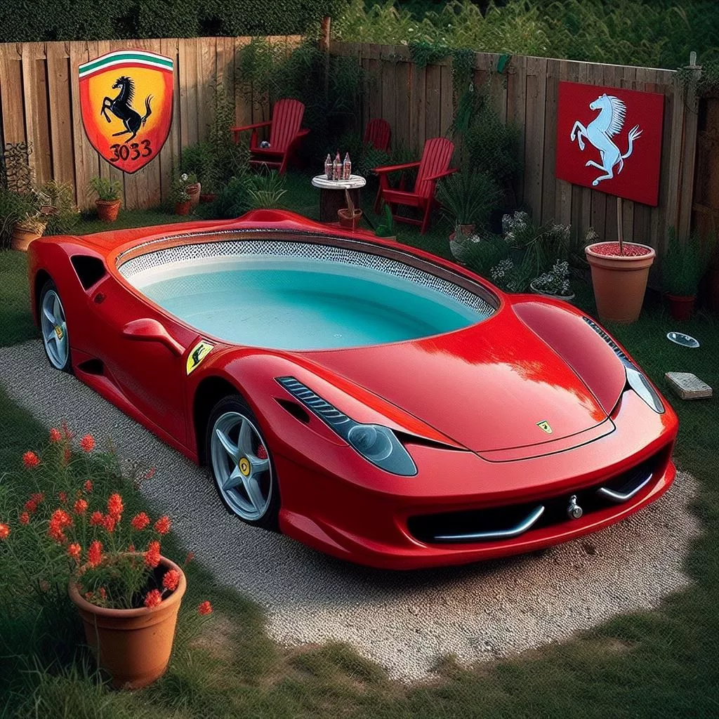 Unveiling the Ferrari-Inspired Bathtub