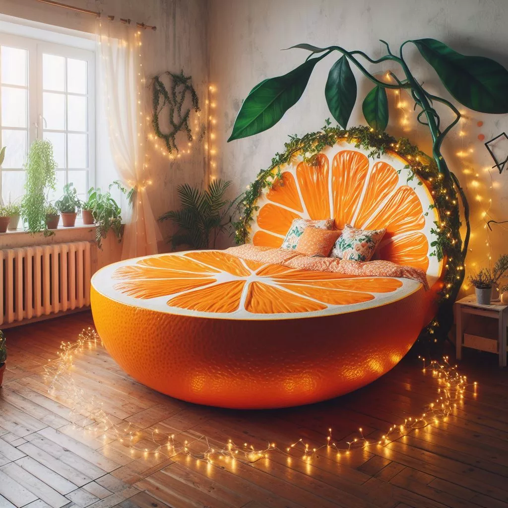 Fruit Salad Fantasy: A Bed Bursting with the Colors of Mixed Fruit