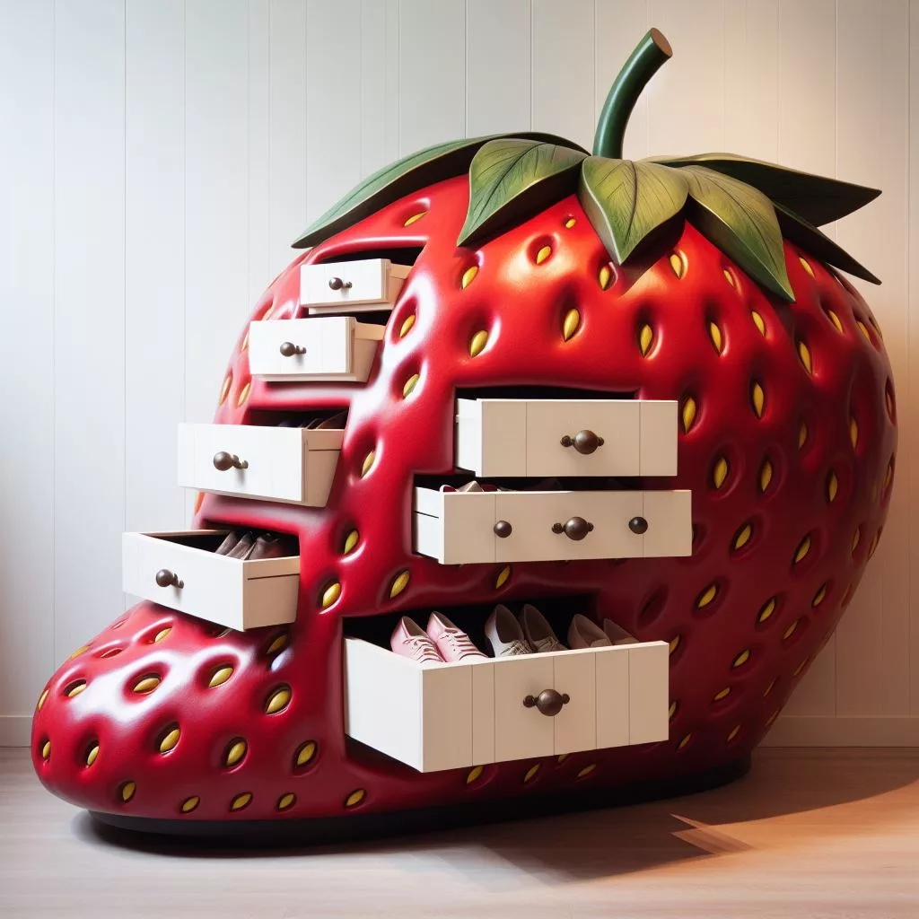 Innovative Fruit Motif: Enhancing the Aesthetics of Shoe Storage