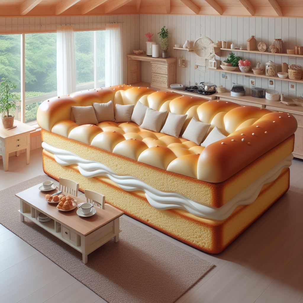 6. Everyday Indulgence: Enjoying the Culinary Comfort of the Giant Swiss Sponge Cake Sofa