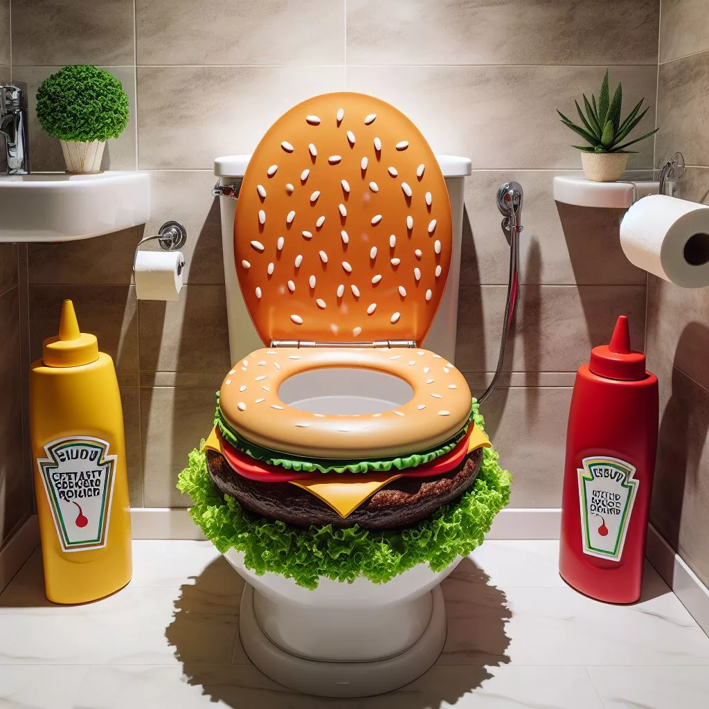 From Burgers to Bathrooms: The Evolution of the Hamberger-Shaped Toilet