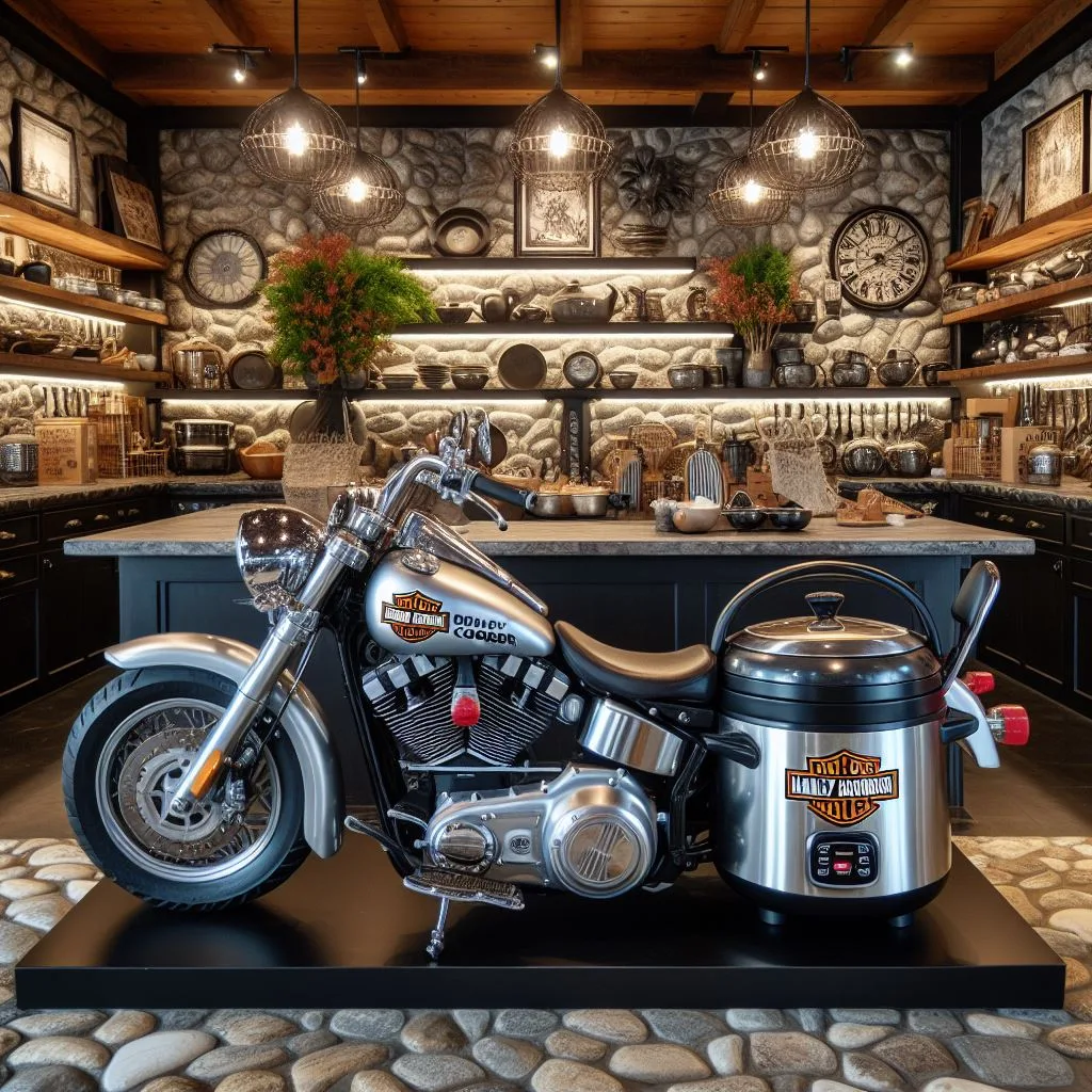 A Slow Ride to Flavor Town: Harley Davidson Slow Cooker for Laid-Back Dining