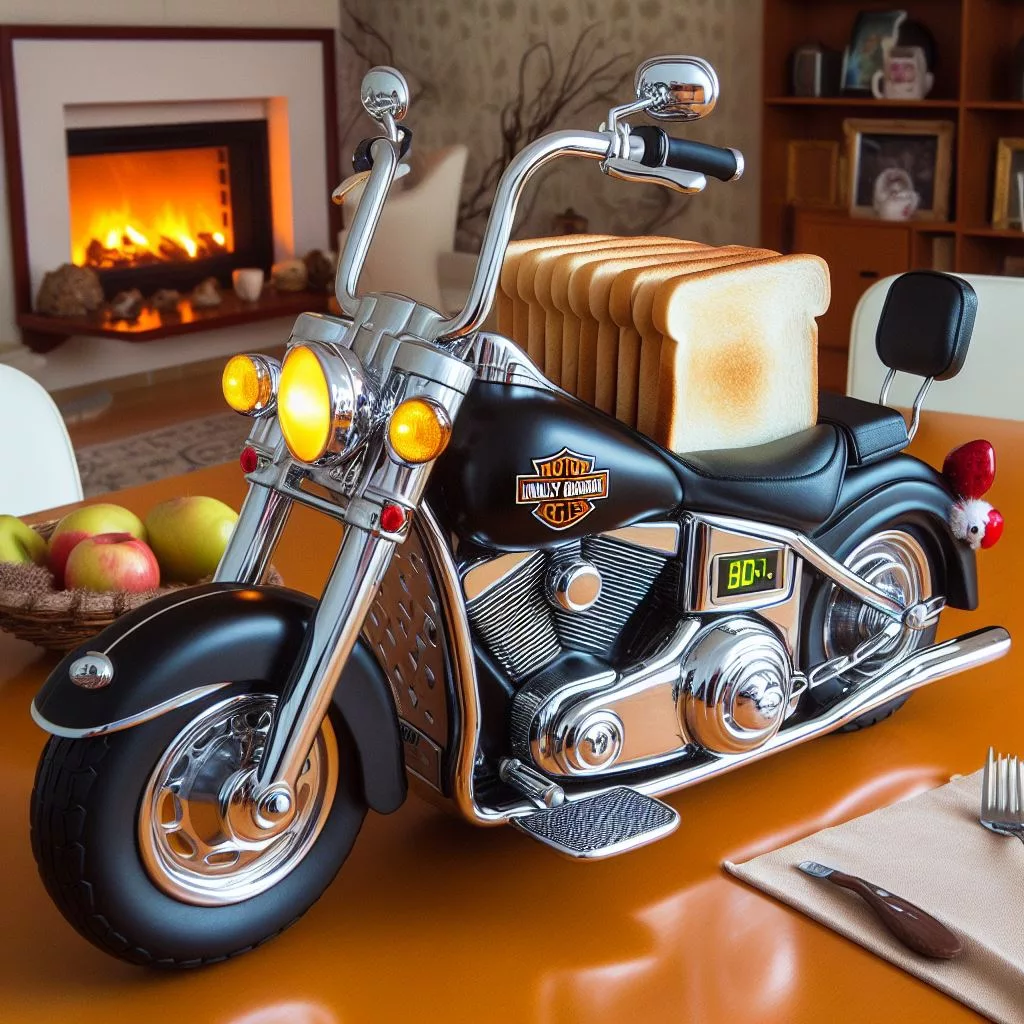 Breakfast with an Edge: The Harley-Davidson Toaster