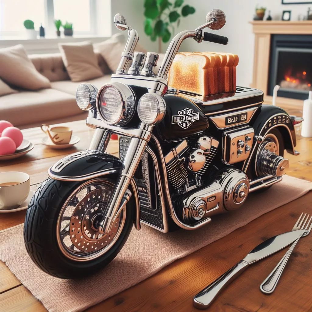 Harley-Davidson Shaped Toaster: A Unique Addition to Your Kitchen