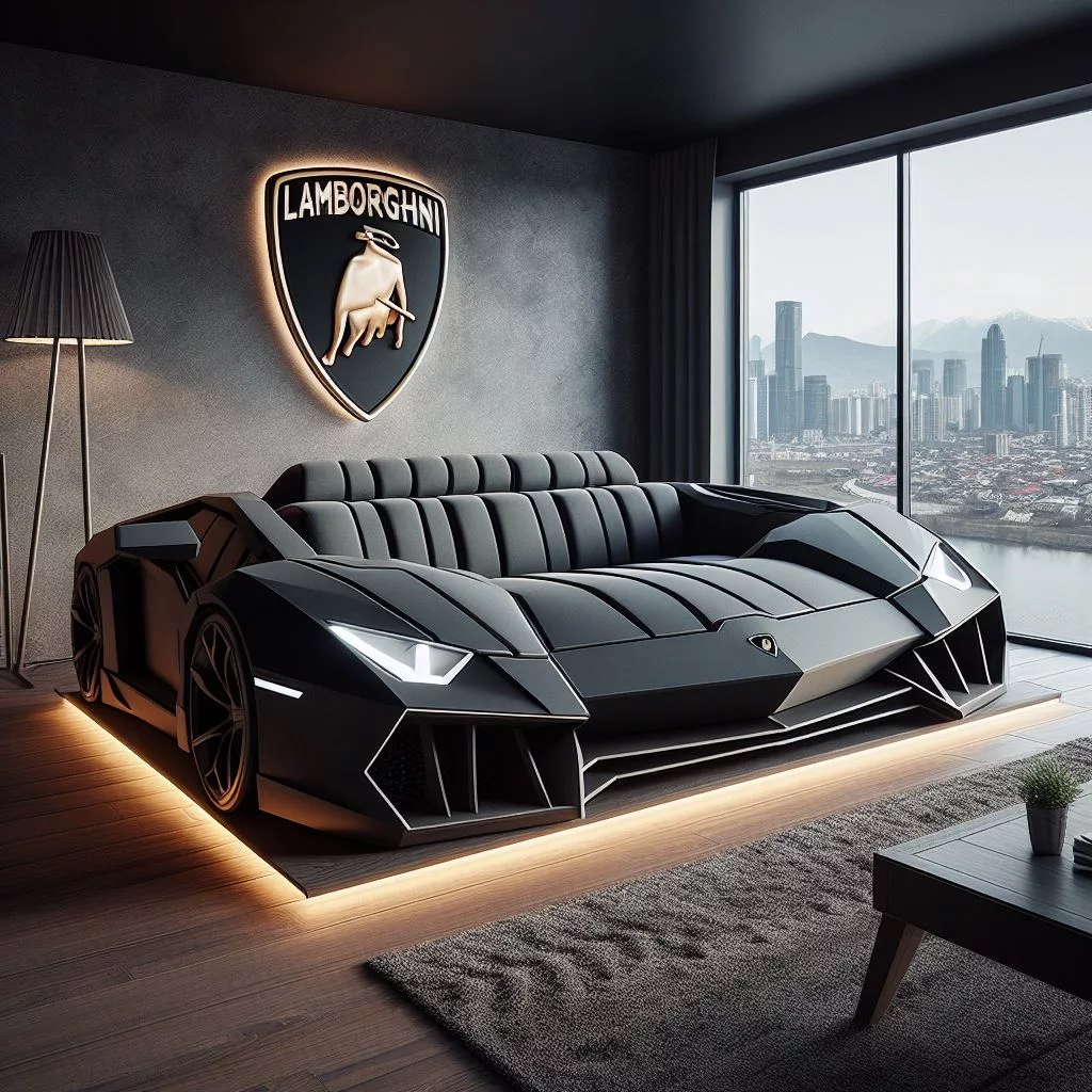 Experience the Thrill of the Road: Own a Lamborghini-Shaped Sofa