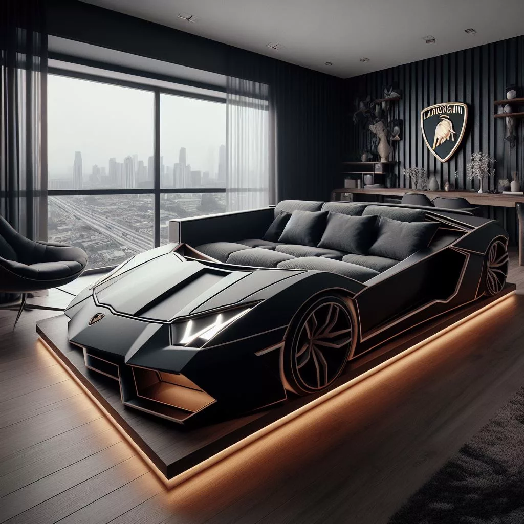 Customizable Comfort: Design Your Dream Lamborghini-Shaped Sofa