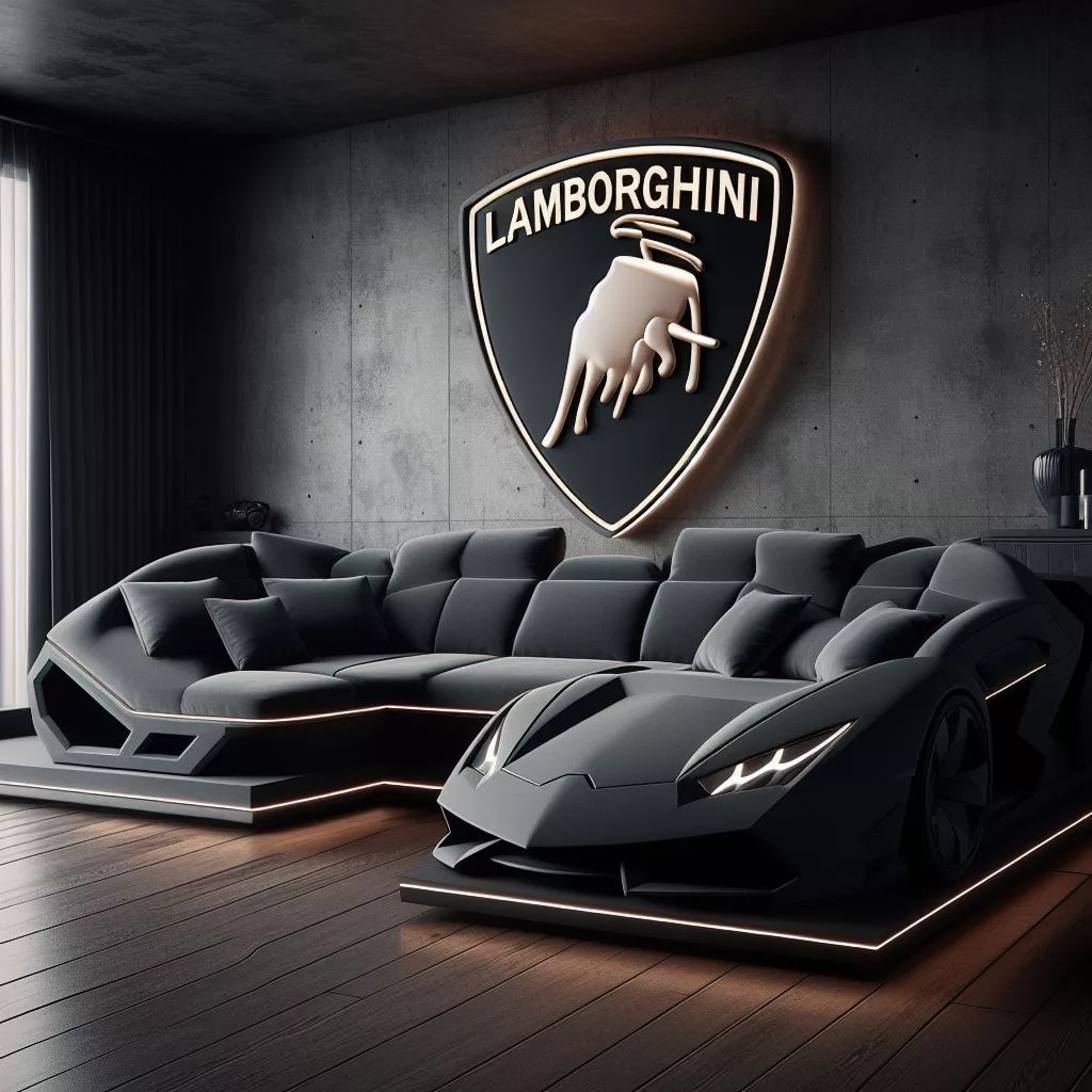 The Lamborghini-Shaped Sofa: A Luxurious and Unforgettable Statement