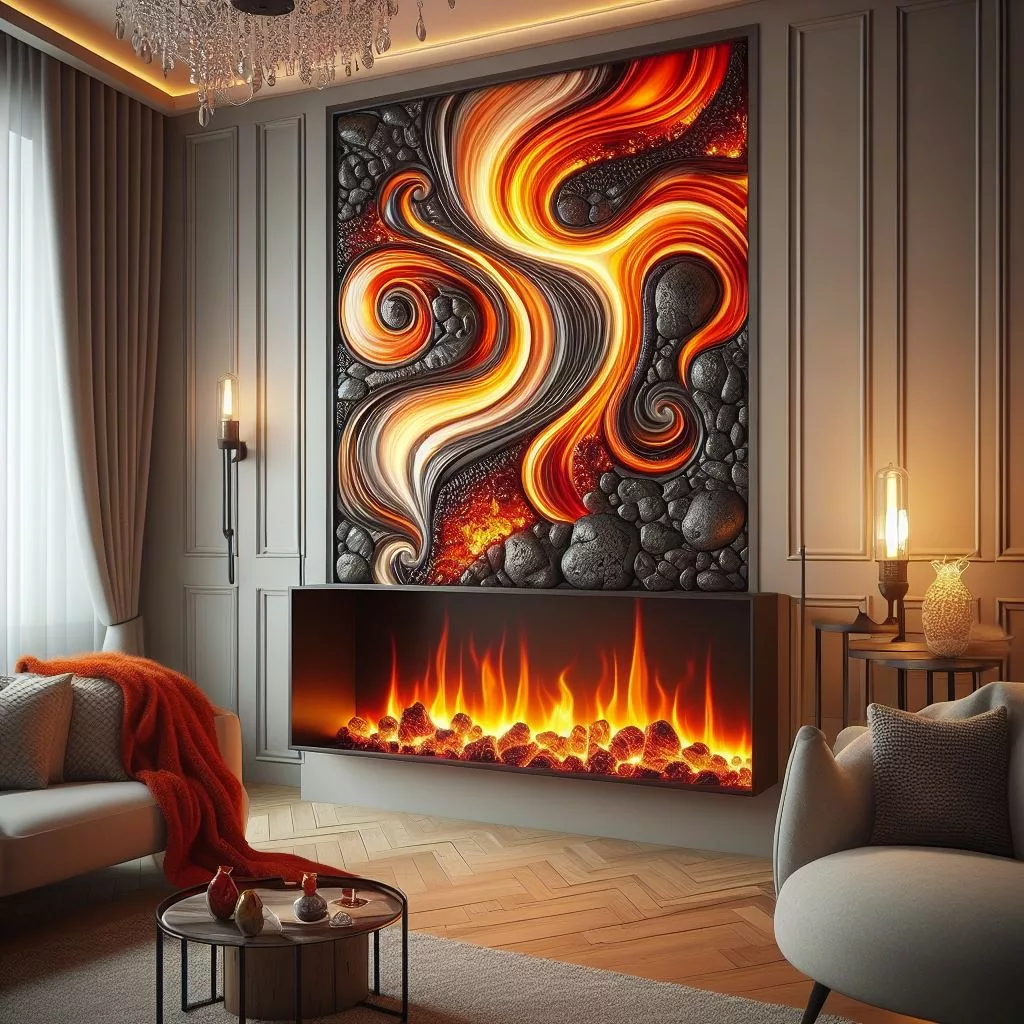 Molten Magic: Embracing the Beauty of Lava in Fireplace Design 