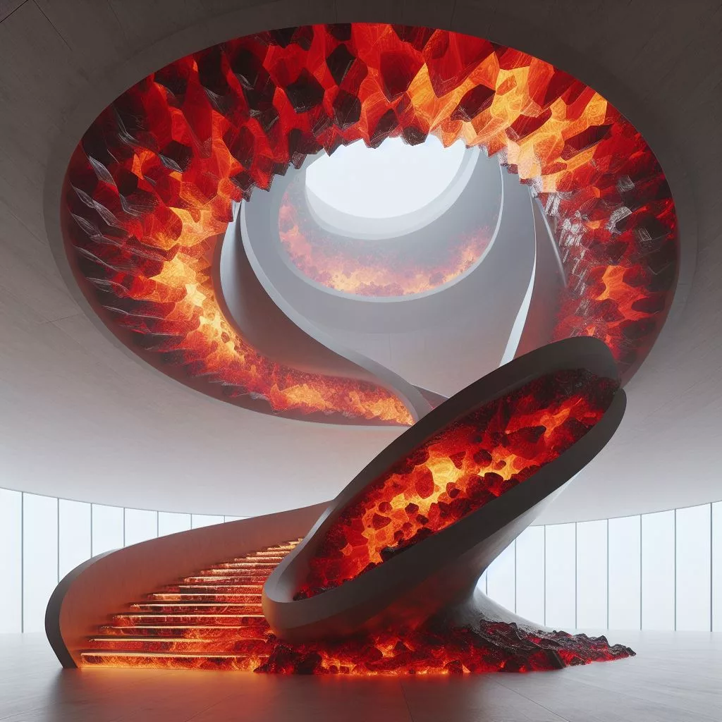 Stairway to Inferno: The Allure of Lava-Themed Staircases