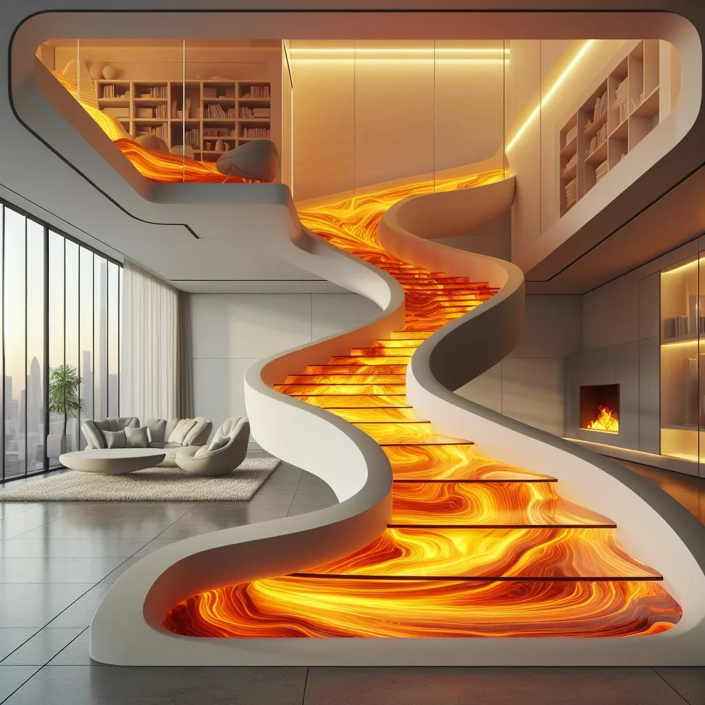 Volcanic Visions: Unlocking the Creative Potential of Lava-Themed Stairs