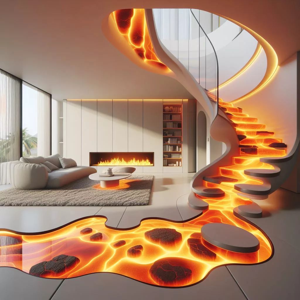 Stairway to Styx: The Dark Enchantment of Lava-Inspired Designs