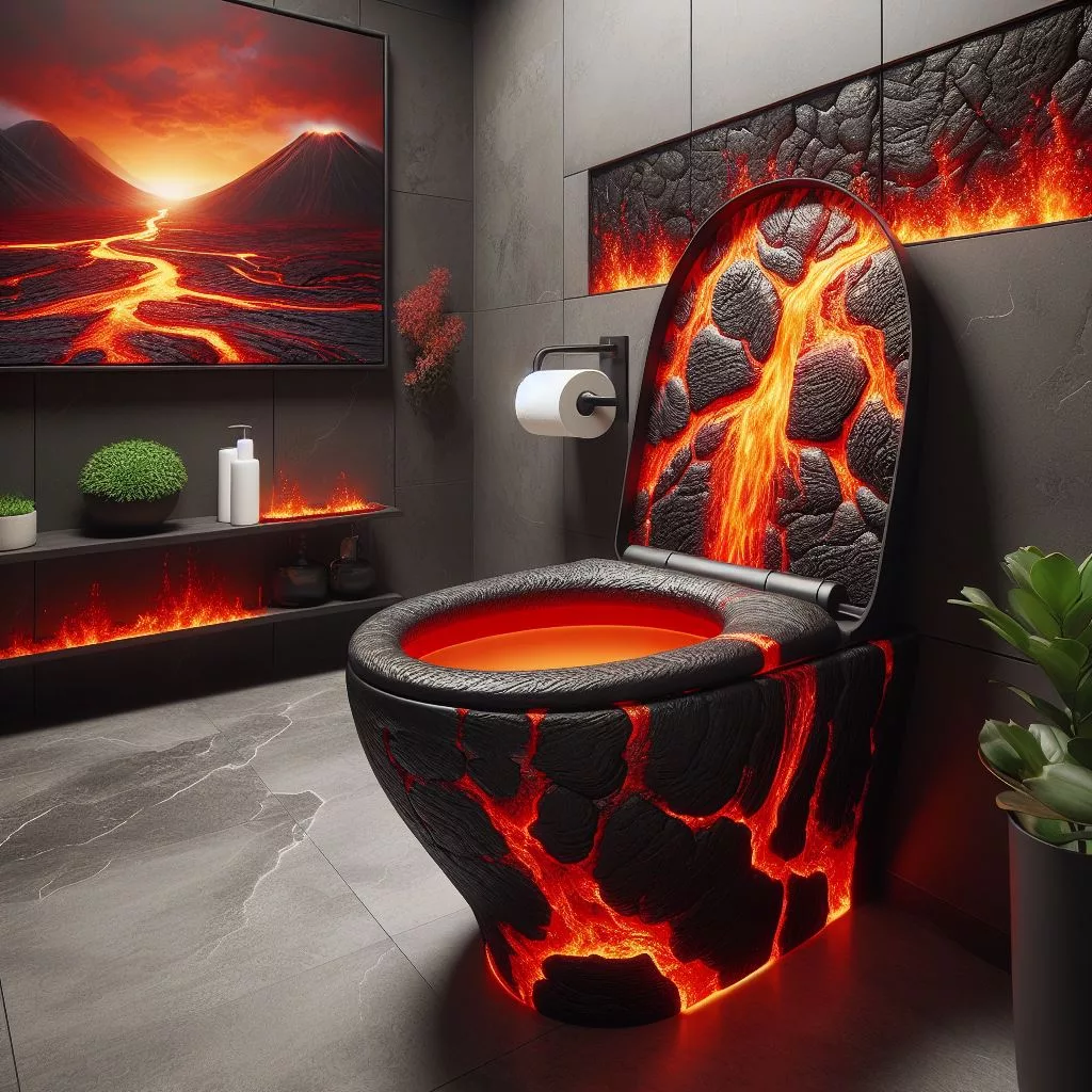 The Future of Bathroom Design: The Lava-Inspired Toilet as a Trailblazer