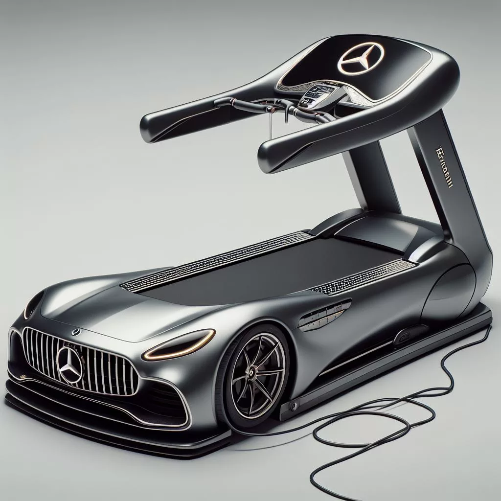 Seamless Motion: Effortless Workouts with the Mercedes-Inspired Treadmill